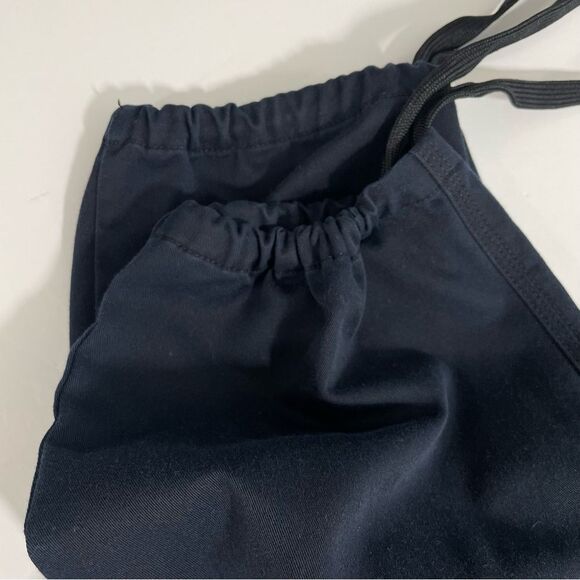 5.11 Tactical Women’s Cargo Pants Size MEDIUM SHORT Navy Blue Drawstring Ankle - Picture 4 of 4